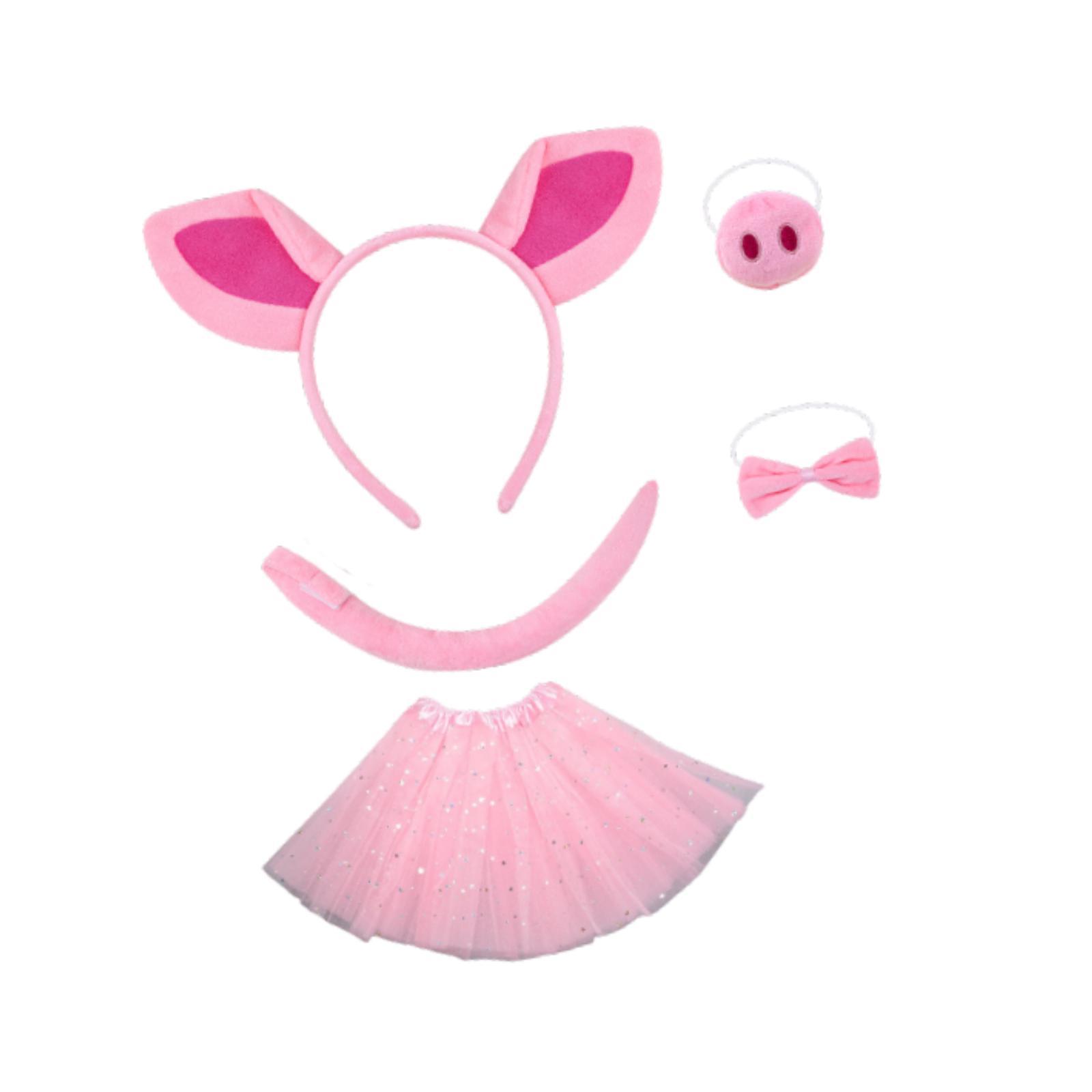 Anime Cosplay Girl Photo - Pig Costume Set Photo Props Decoration