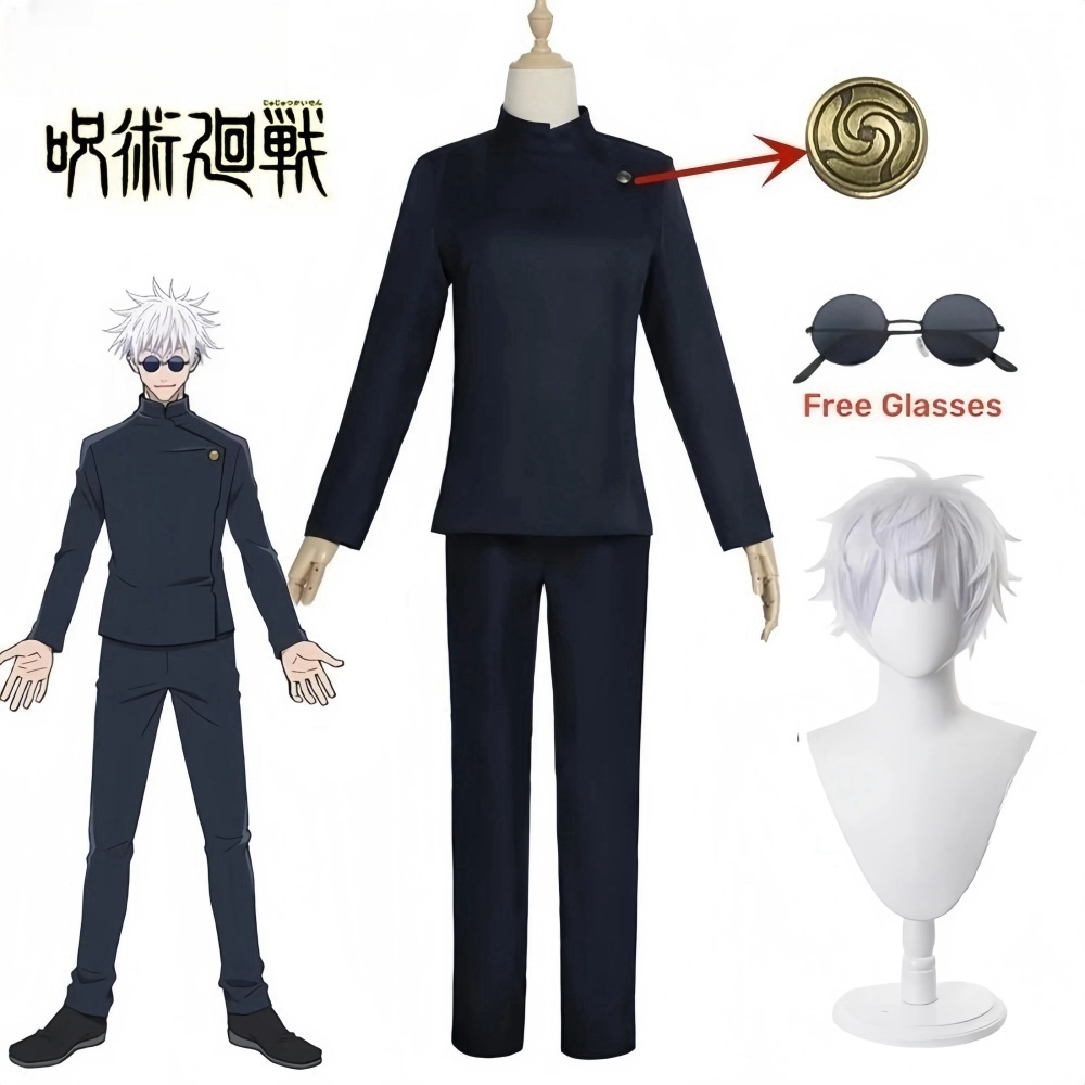 Anime Cosplay Gojo - Gojo Satoru Cosplay Costume High School