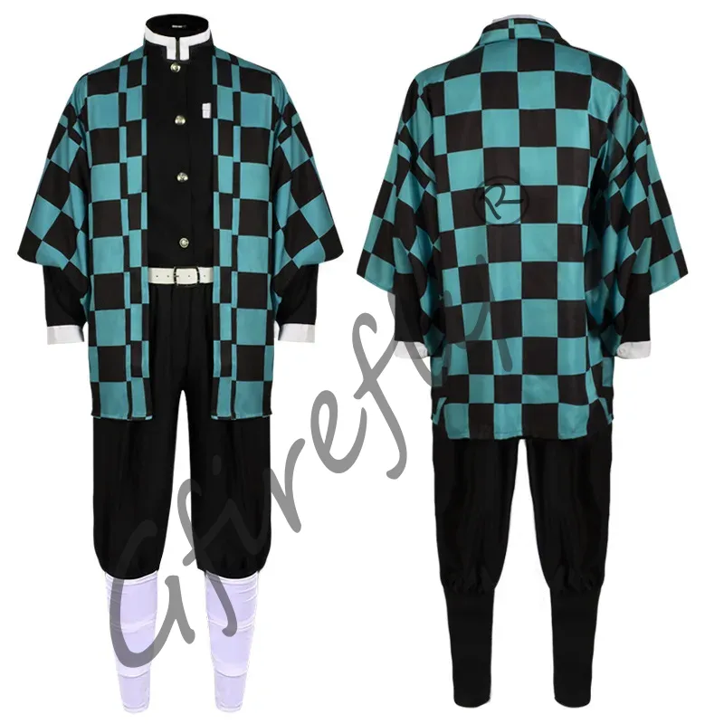 Kamado Tanjirou Cosplay Costum - Anime Cosplay Mask ulasan dan harga