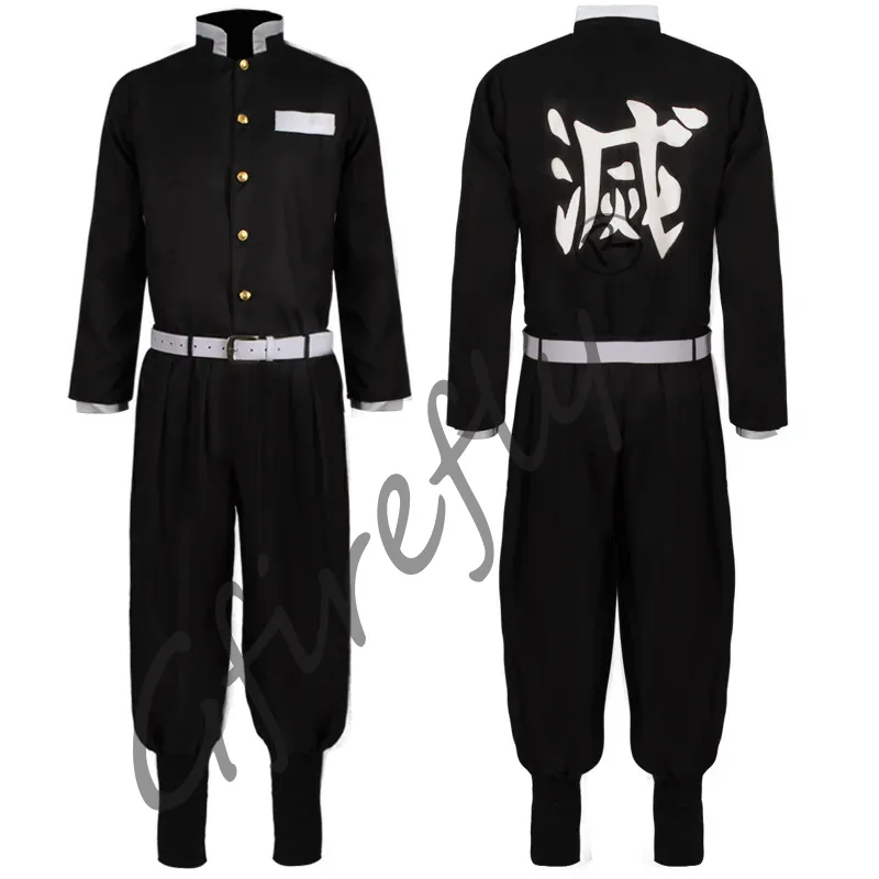 Kamado Tanjirou Cosplay Costum - Anime Cosplay Mask ulasan dan harga