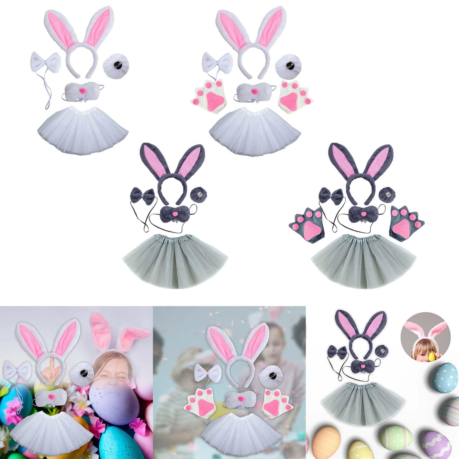 Bunny Costume Set Cosplay Head - Anime Cosplay Girl Photo ulasan dan harga