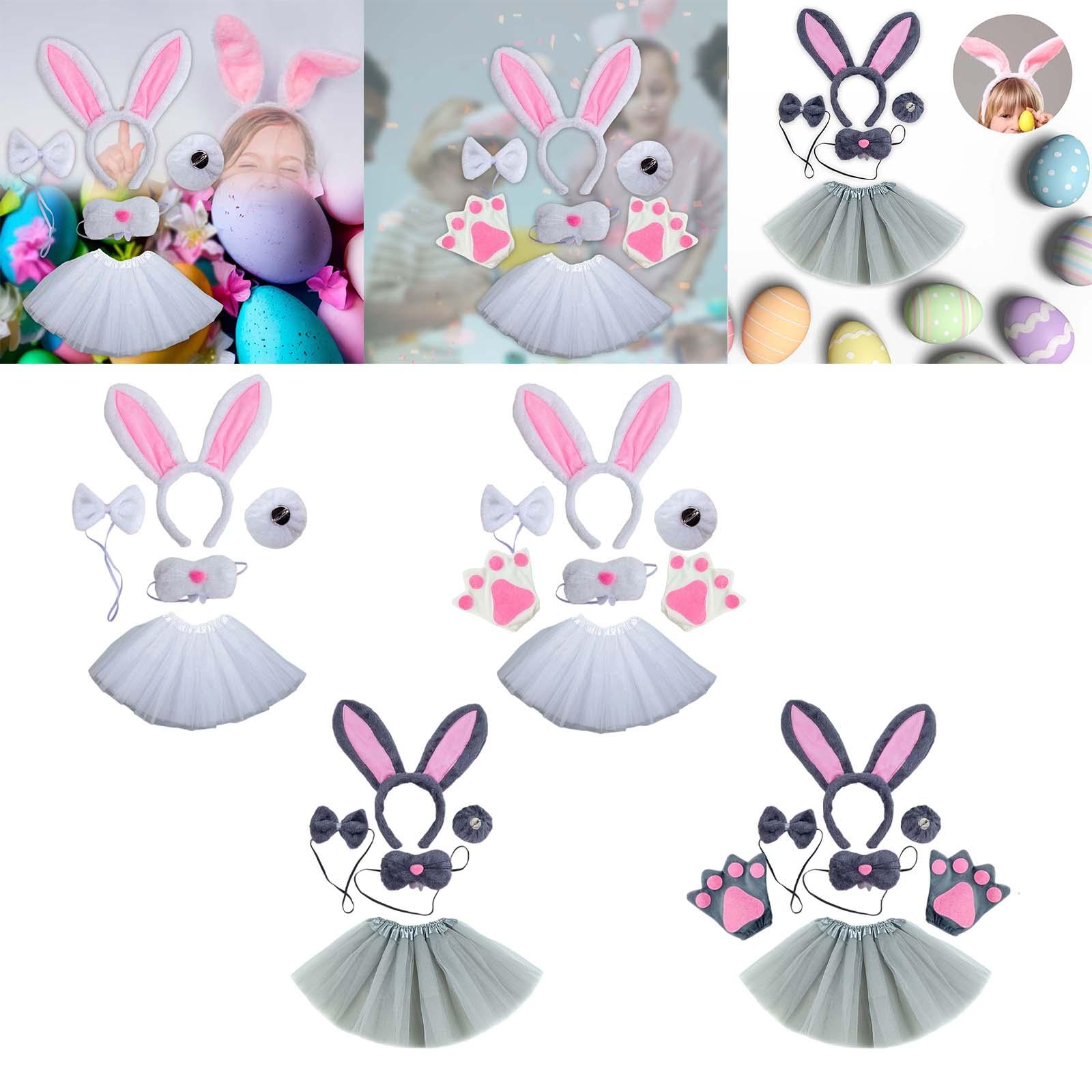 Bunny Costume Set Cosplay Head - Anime Cosplay Girl Photo ulasan dan harga