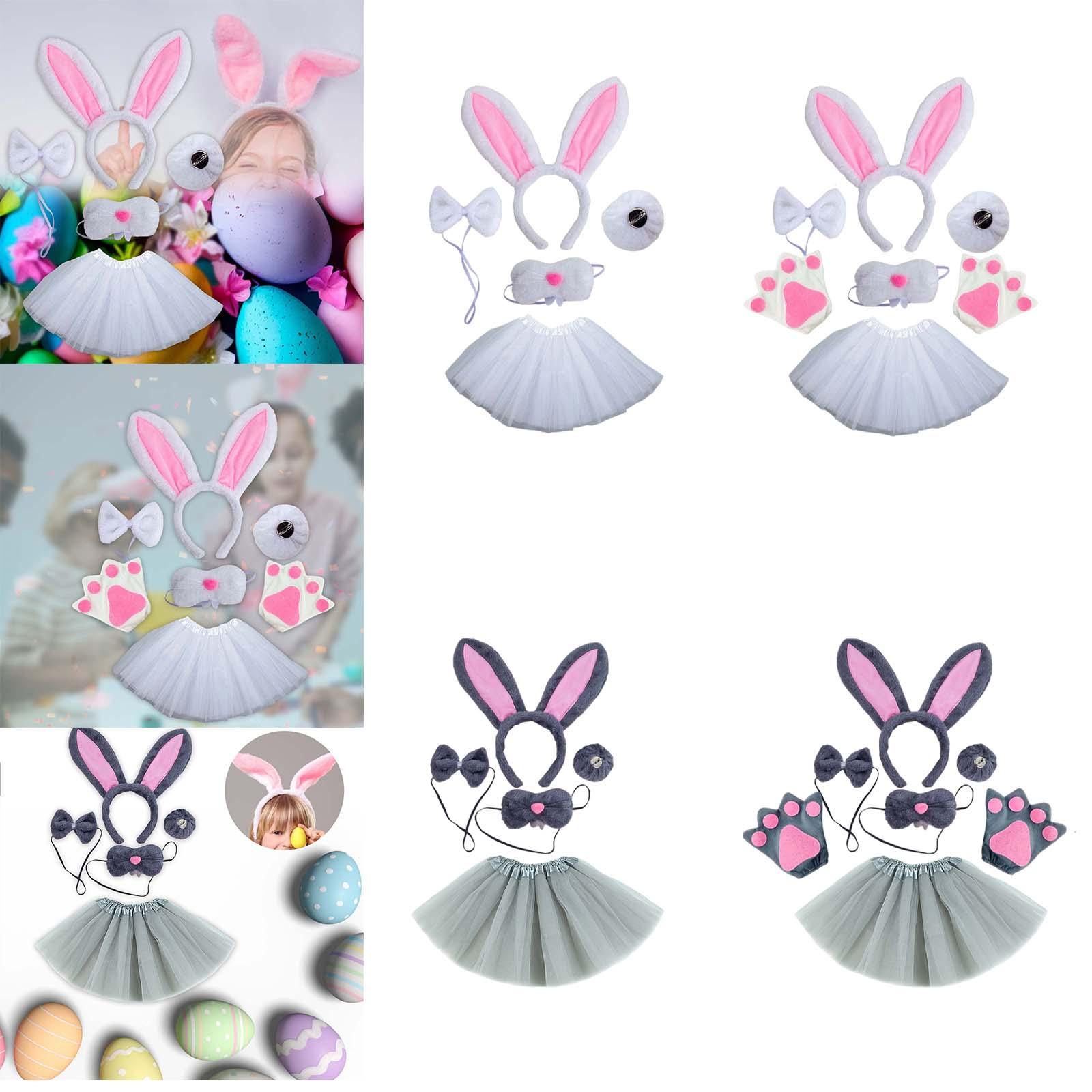 Bunny Costume Set Cosplay Head - Anime Cosplay Girl Photo ulasan dan harga