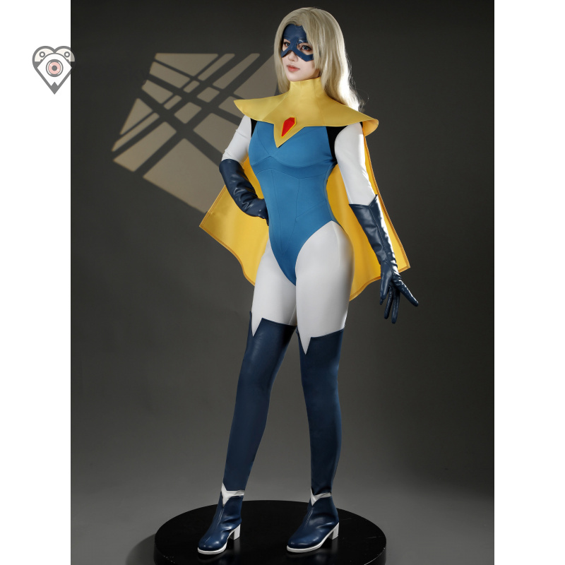 Blonde Blazer Game Dispatch Co - Anime Cosplay Mask ulasan dan harga