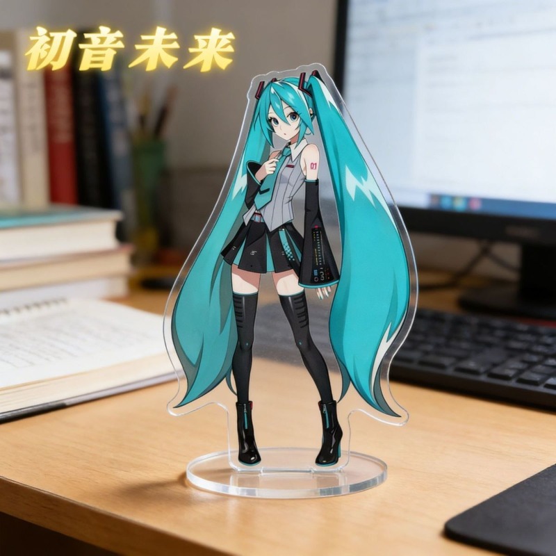 Hatsune Miku 10cm Acrylic Stan - Anime Cosplay Cute ulasan dan harga