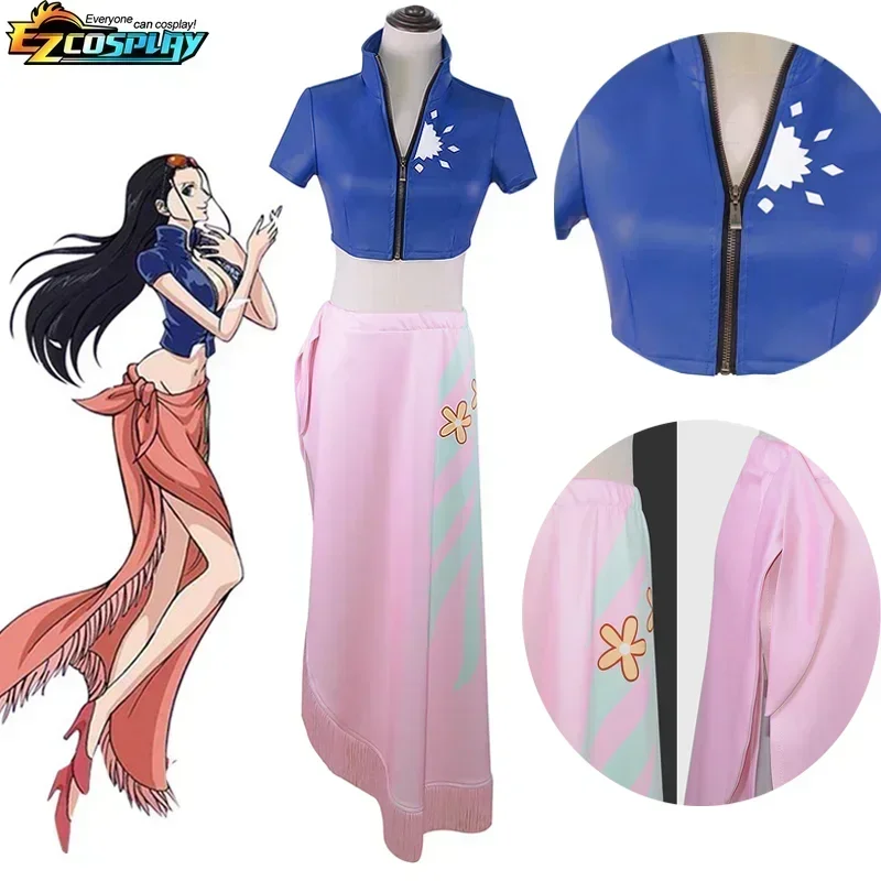Nico Robin Cosplay Costume Dre - Anime Cosplay Nico Robin ulasan dan harga