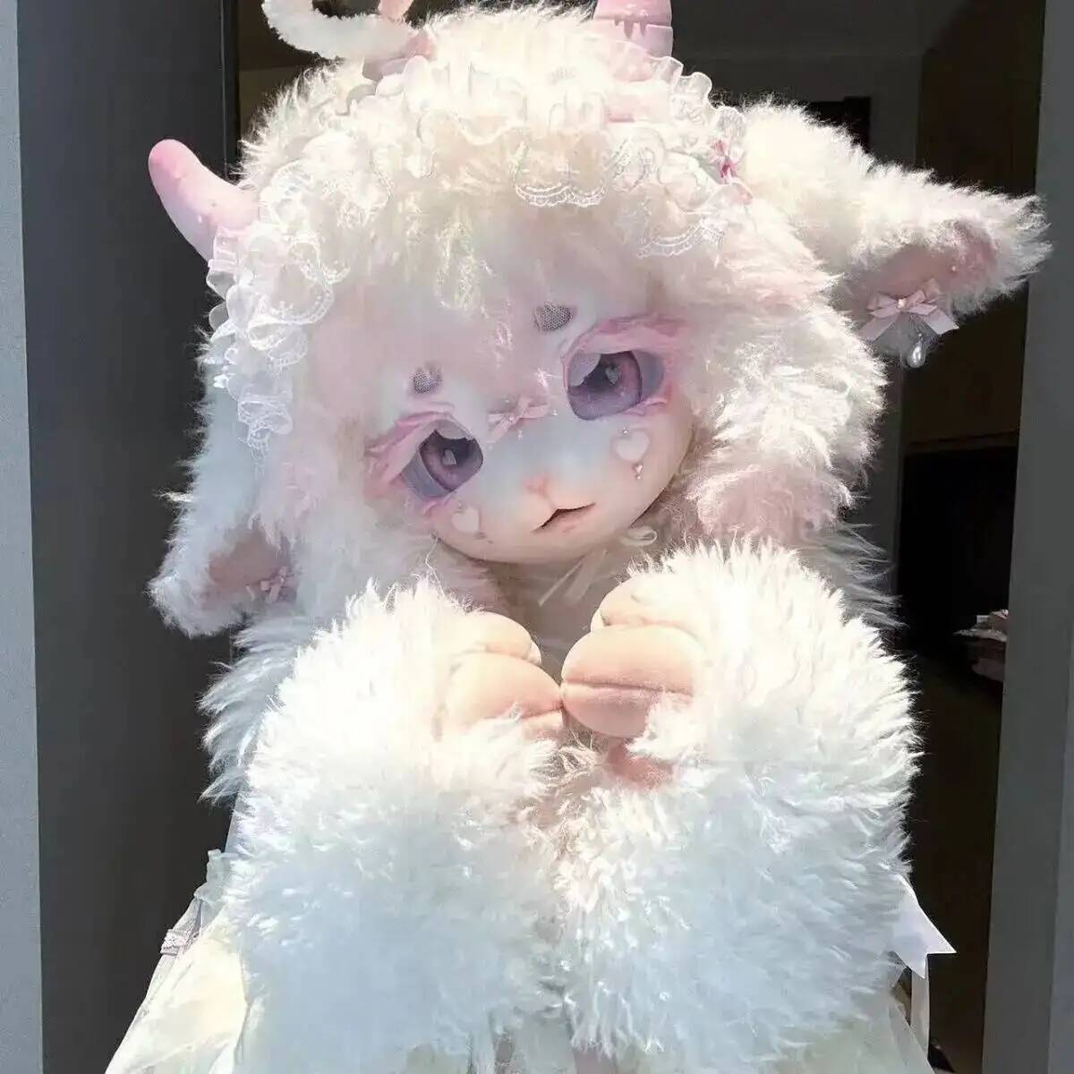 Handmade Kig Fursuit Head Cute - Anime Cosplay Mask ulasan dan harga