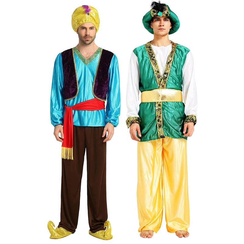 Men Cosplay Aladdin Lamp Genie - Anime Cosplay India ulasan dan harga