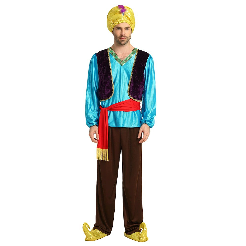 Men Cosplay Aladdin Lamp Genie - Anime Cosplay India ulasan dan harga
