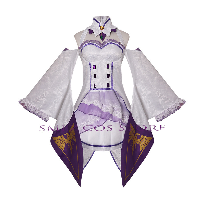 Emilia Cosplay Anime Re Zero K - Cosplay Anime Female Characters ulasan dan harga