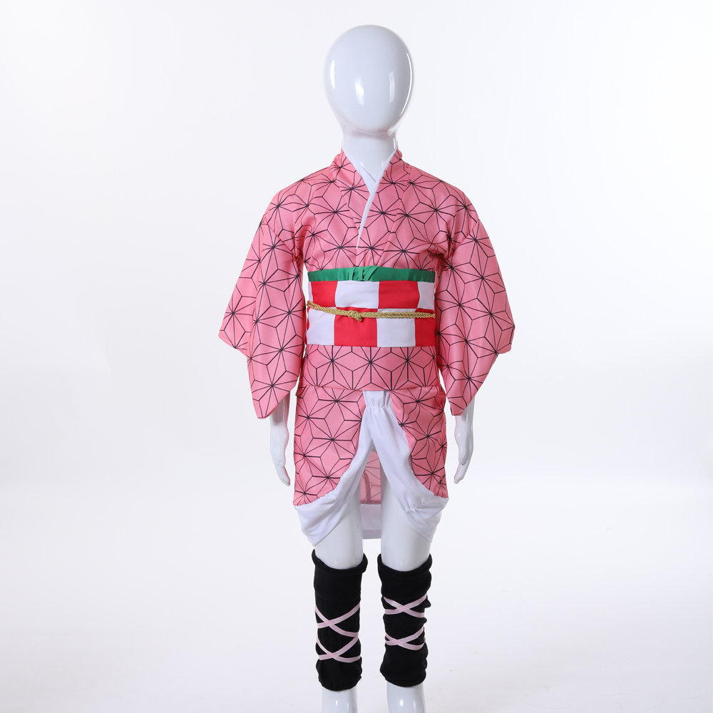 Complete Nezuko Kamado Cosplay - Anime Cosplay Demon Slayer ulasan dan harga