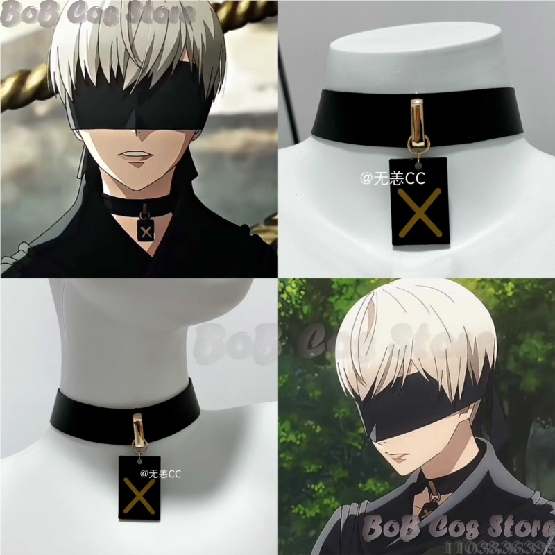 9S Choker Game Nie Cosplay Cos - Anime Cosplay Black Girl ulasan dan harga