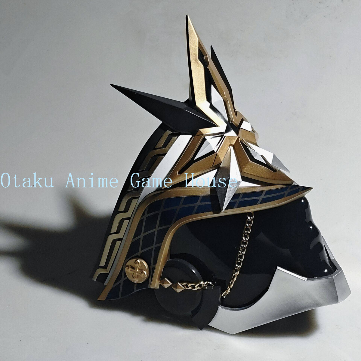 Genshin Impact Il Capitano Thr - Anime Cosplay Mask ulasan dan harga