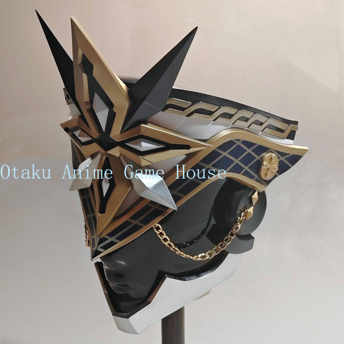 Genshin Impact Il Capitano Thr - Anime Cosplay Mask ulasan dan harga
