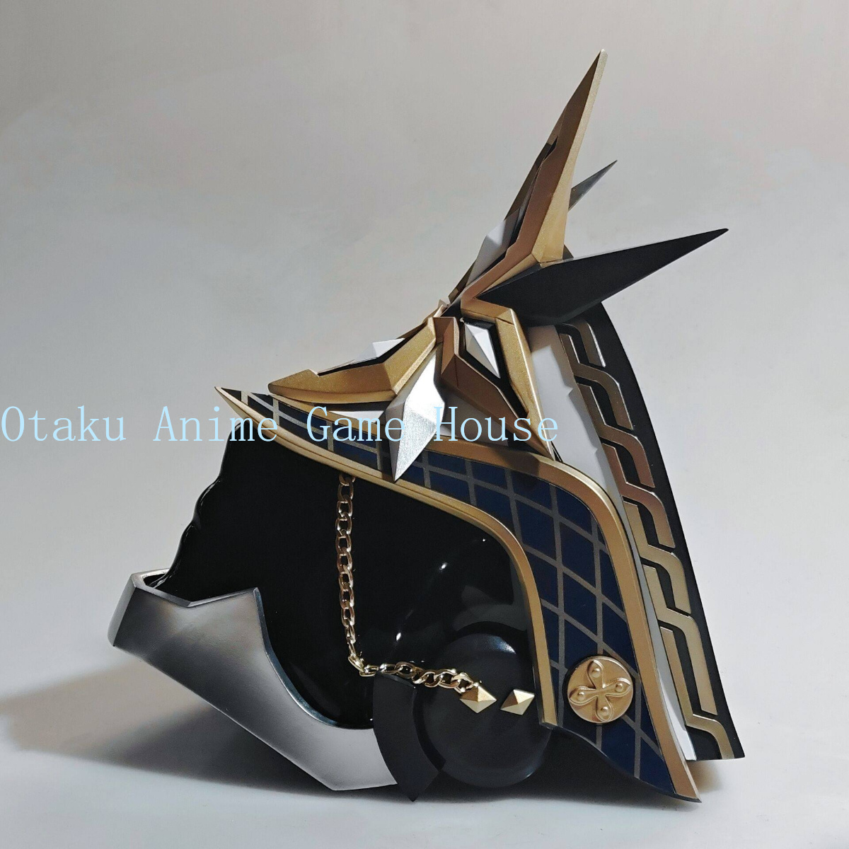 Genshin Impact Il Capitano Thr - Anime Cosplay Mask ulasan dan harga
