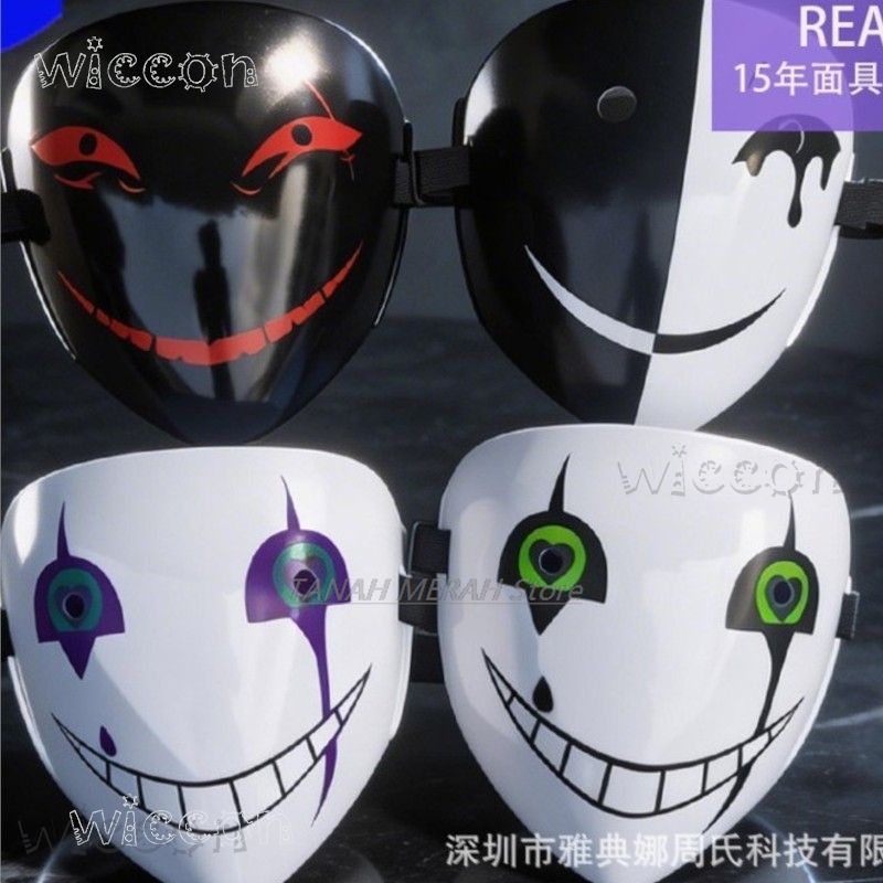 Halloween Pierrot The Freak Ci - Anime Cosplay Face ulasan dan harga