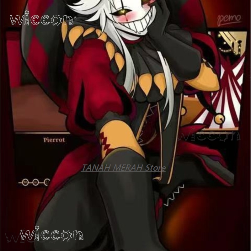 Halloween Pierrot The Freak Ci - Anime Cosplay Face ulasan dan harga