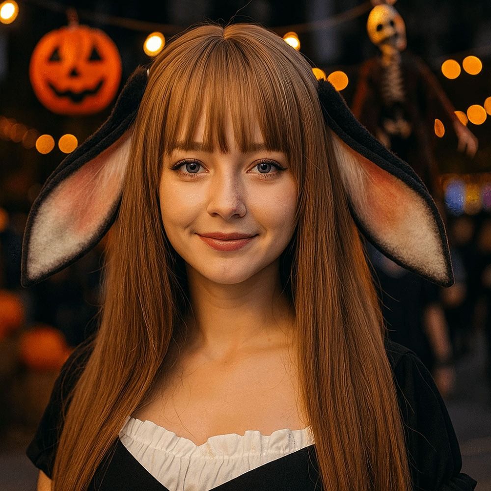 Anime Bunny Ears Dropped Ear R - Anime Cosplay Girl Photo ulasan dan harga