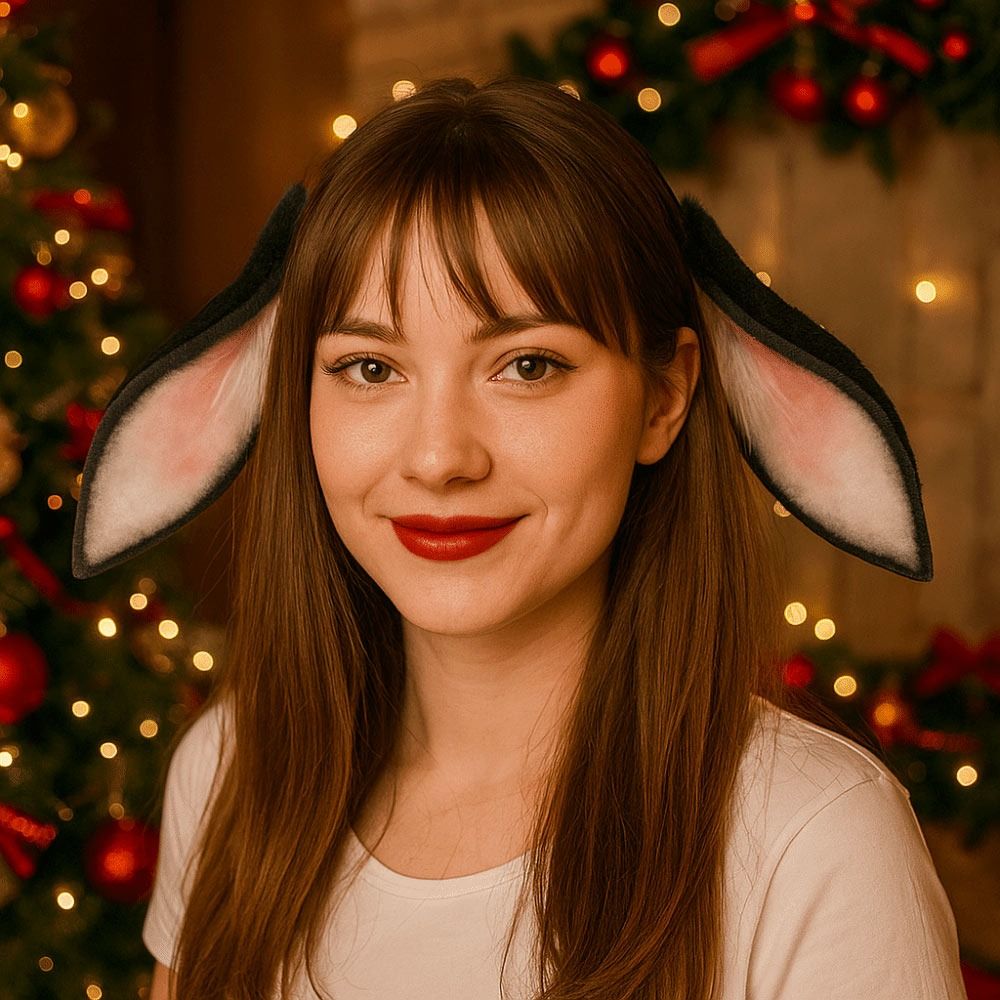 Anime Bunny Ears Dropped Ear R - Anime Cosplay Girl Photo ulasan dan harga