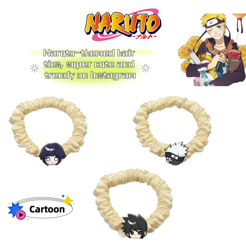 Naruto cartoon anime hair tie, - Anime Cosplay Instagram ulasan dan harga
