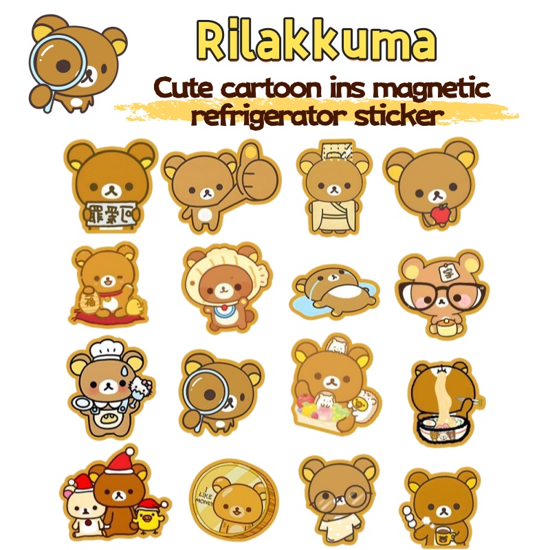 Rilakkuma cartoon anime magnet - Anime Cosplay Instagram ulasan dan harga