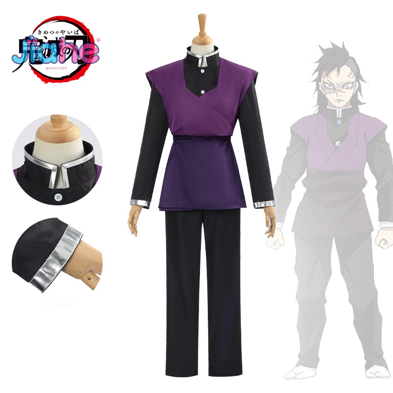 Shinazugawa Genya Cosplay Cost - Anime Cosplay Demon Slayer ulasan dan harga