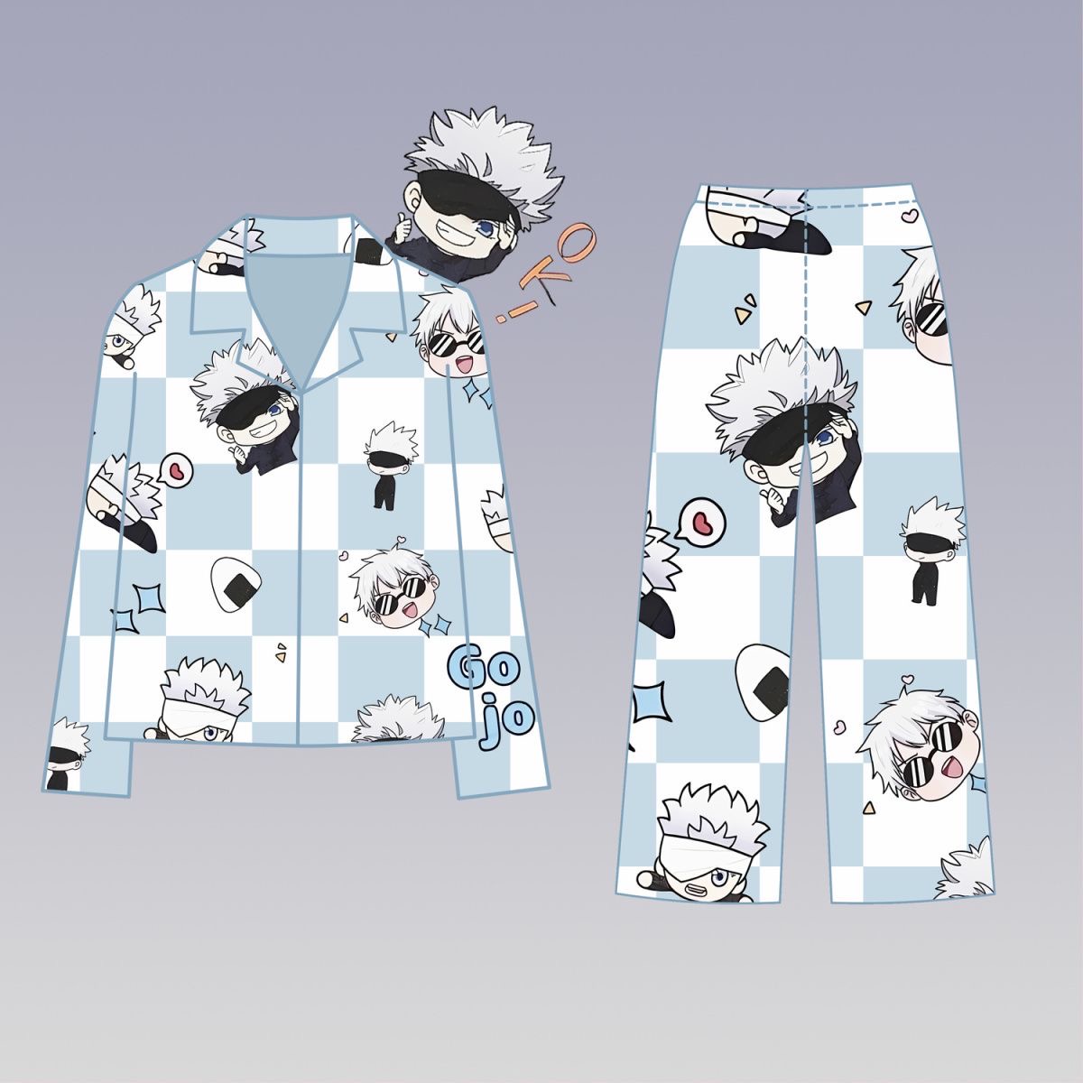 Jujutsu Battle Pain Clothes Go - Anime Cosplay Gojo ulasan dan harga