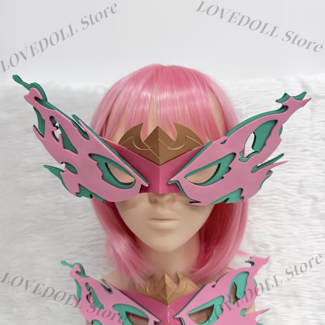 Anime Genshin Impact Varesa Co - Anime Cosplay Mask ulasan dan harga