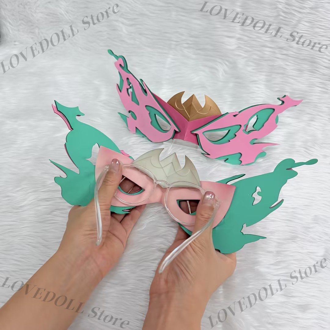 Anime Genshin Impact Varesa Co - Anime Cosplay Mask ulasan dan harga