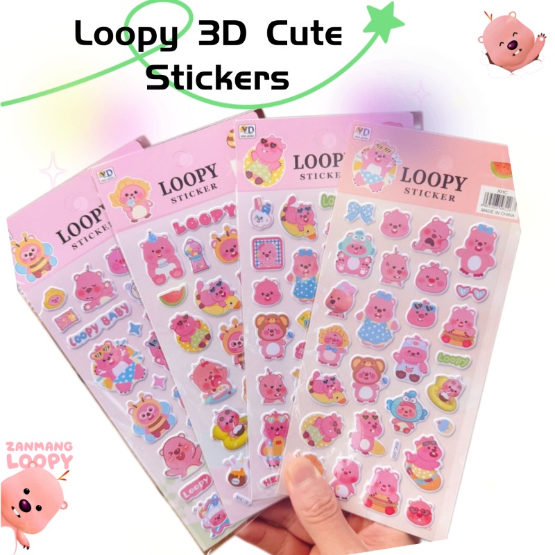 New Pororo Anime Cute Loopy 3D - Anime Cosplay Cute ulasan dan harga