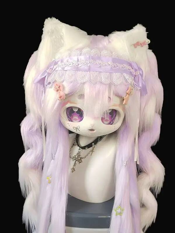 Handmade Kig Fursuit Head, Cut - Anime Cosplay Mask ulasan dan harga