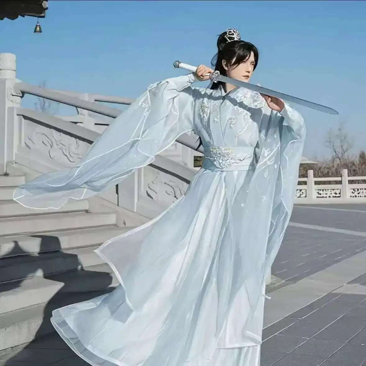 Large Size 3XL Hanfu Men Chine - Anime Cosplay Dress For Men ulasan dan harga